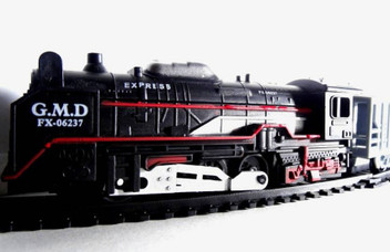 train set with tracks battery operated