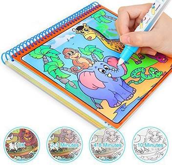 Generic Mytoy Magic Water Drawing Book Coloring Book Doodle With Magic Pen Painting Drawing Board Coloring Book For Kids Toys Mytoy Magic Water Drawing Book Coloring Book Doodle With Magic Pen