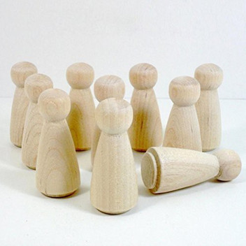 snowman peg doll