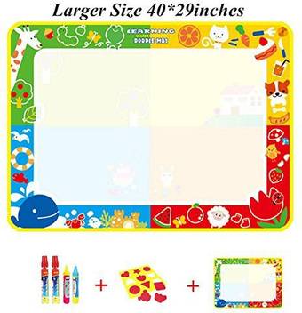 Generic Aqua Doodle Mat Htoyes 4 Color Children Larger Size Water Drawing Painting Mat Board 40 X 29 With 4 Magic Pen Doodle Kids Edu Aqua Doodle Mat Htoyes 4 Color Children Larger Size Water Drawing