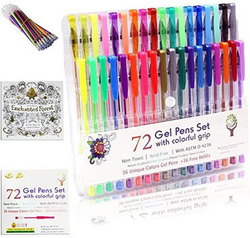 gel pen sets for coloring