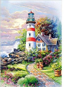 Generic 5d Diamond Painting Staron Lighthouse Diamond Embroidery