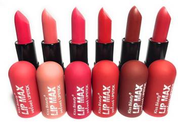 Kiss Beauty Velvet Matte Lipstick Pack Of 6 Price In India Buy Kiss Beauty Velvet Matte Lipstick Pack Of 6 Online In India Reviews Ratings Features Flipkart Com