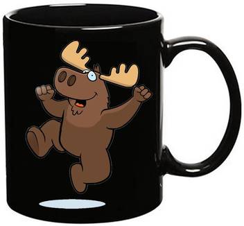 Mugkin Deer Drawing Cartoon Art Dark Ceramic Coffee Mug Price In India Buy Mugkin Deer Drawing Cartoon Art Dark Ceramic Coffee Mug Online At Flipkart Com