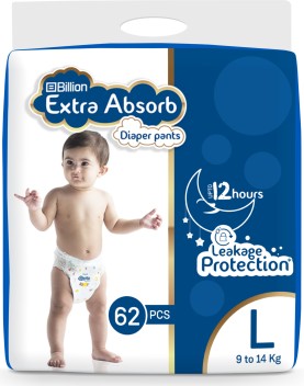 Billion Extra Absorb Diaper Pants - L 