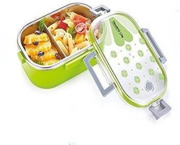 Flipkart Com Clastik Stainless Steel School Lunch Box For Kids And Teenager Transparent Lid 1 Containers Lunch Box
