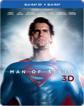 Man Of Steel Steelbook Blu Ray 3d Blu Ray 2 Disc Price In