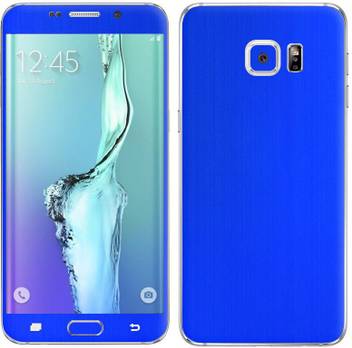 Slickwraps Skin 3796 Dark Blue Titanium Skin For Back Front Of Samsung Galaxy S6 Edge Plus Mobile Skin Price In India Buy Slickwraps Skin 3796 Dark Blue Titanium