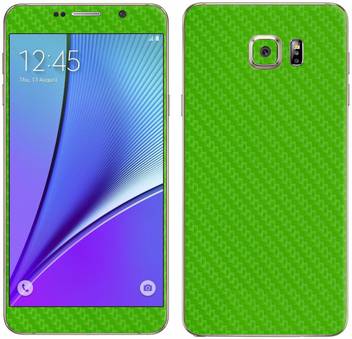 Slickwraps Skin 4138 Green Carbon Skin For Back Front Of Samsung Galaxy Note 5 Mobile Skin Price In India Buy Slickwraps Skin 4138 Green Carbon Skin For Back
