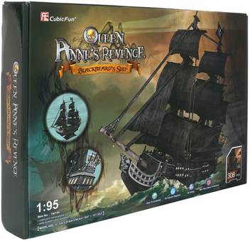 Cubicfun Queen Annes Revenge 3d Puzzle Queen Annes Revenge 3d