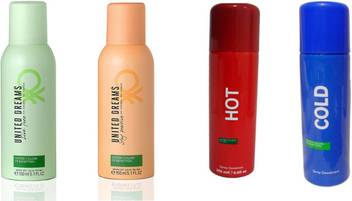Ucb Hot Red Perfume Cold Deodorant Body Spray United Dreams