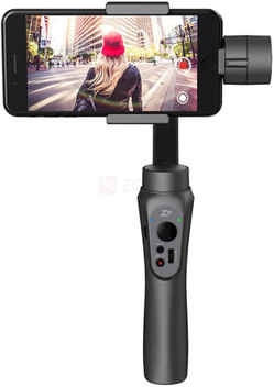 Black Color : Black Durable CAOMING S5 3-Axis Stabilized Handheld Gimbal Stabilizer for Smartphones