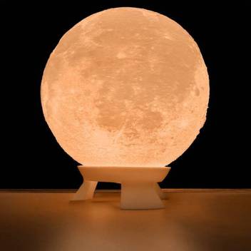 Omika Moon Lunar Lamp 3d Printed Night Lamp Price In India
