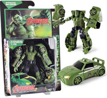 Halo Nation Hulk Transformation Deformation Car Truck Avengers Age