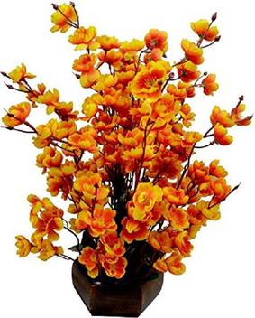 Sofix Artificial Flower With Pot Orchid Blossom Home Decor Flowers 16 Inch 40cm Gold Orchids Artificial Flower With Pot Price In India Buy Sofix Artificial Flower With Pot Orchid Blossom Home,Simple Wedding Anniversary Decorations At Home