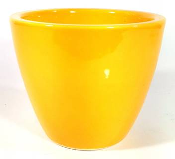 Crockto Ceramic Yellow Handmade Bonsai Succulent Planter Pots