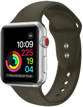 Sparxon Soft Silicon Dark Olive Replacement Band For Apple Watch Series 3 38mm Smart Watch Strap Price In India Buy Sparxon Soft Silicon Dark Olive Replacement Band For Apple Watch Series