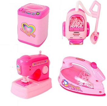 pink toy washing machine