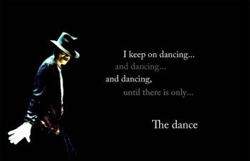 Michael Jackson I Keep On Dancing And Dancing Unthil There Is Only Dance Motivational Posters For Office And Home Decor Inspiration Quote Poster 12x18 3d Poster Quotes Motivation Posters In India