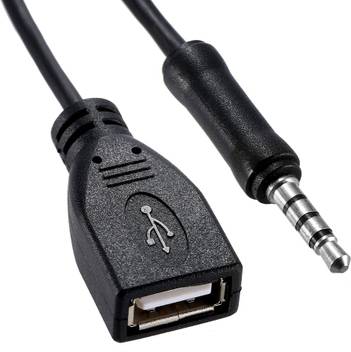 Statusbright Converter Cord AUX Audio Plug 3.5mm Male Jack To Extension 2.0 USB  Cable 14.5 m AUX Cable - Statusbright : Flipkart.com