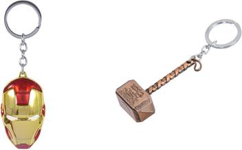 Shubheksha Combo Of Iron Man Face Mask Avengers Thor Hammer Marvel Avengers Keyrings Key Chain Price In India Buy Shubheksha Combo Of Iron Man Face Mask Avengers Thor Hammer