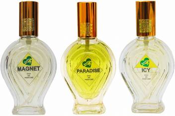 Buy Suneha Magnet Paradise Icy Pack Of Three Eau De Parfum 180 Ml Online In India Flipkart Com