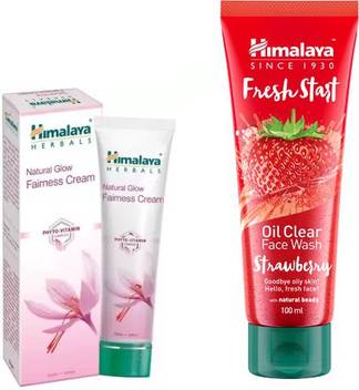Himalaya Natural Glow Fairness Cream Oil Clear Strawberry Face Wash Price In India Buy Himalaya Natural Glow Fairness Cream Oil Clear Strawberry Face Wash Online At Flipkart Com