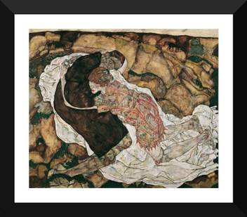 Death And The Maiden Egon Schiele Paintings Collection
