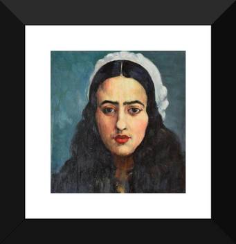 Self Portrait Iv By Amrita Sher Gil Amrita Sher Gil Portraits