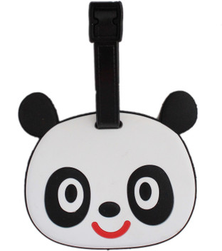 panda luggage tag