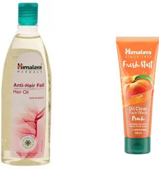 Himalaya Anti Hair Fall Hair Oil Fresh Start Oil Clear Peach Face Wash Price In India Buy Himalaya Anti Hair Fall Hair Oil Fresh Start Oil Clear Peach Face Wash Online At Flipkart Com