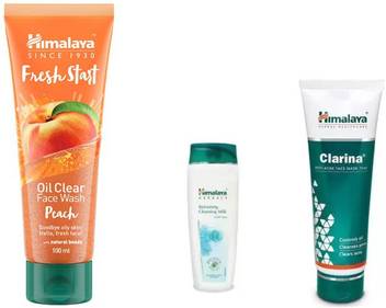 Himalaya Fresh Start Oil Clear Peach Face Wash Clarina Anti Acne Face Mask Refreshing Cleansing Milk Price In India Buy Himalaya Fresh Start Oil Clear Peach Face Wash Clarina Anti Acne