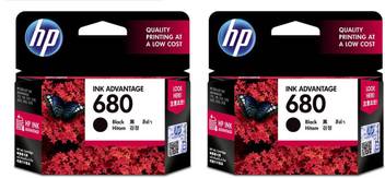 Hp 680 Single Color Ink Black Pack Of 2 Black Ink Cartridge Hp Flipkart Com