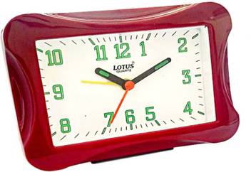 Lotus Analog Square Alarm Table Clock Price In India Buy Lotus