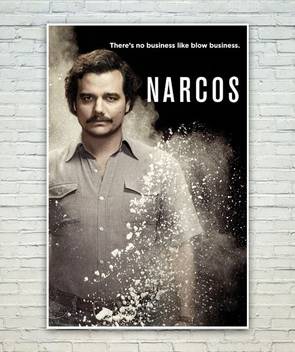 Posterskart Narcos Pablo Escobar Cocaine Art Wall Poster Paper