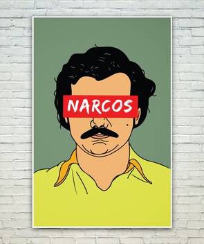 Posterskart Narcos Pablo Escobar Art Poster Paper Print Art