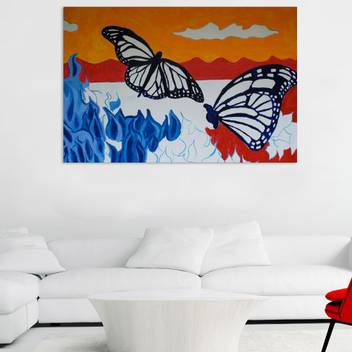 Inephos Unframed Canvas Painting Beautiful Butterflies Art Wall Painting For Living Room Bedroom Office Hotels Drawing Room Digital Reprint 61 Cm X 91 Cm Painting Price In India Buy Inephos Dhgate.com provide a large selection of promotional painting butterflies canvas on sale at cheap price and excellent crafts. inephos unframed canvas painting