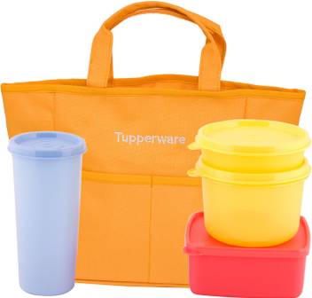 Flipkart Com Tupperware Lunch Boxes Capacity 1400ml With Bag 4 Containers Lunch Box
