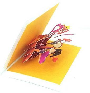 Shrih 3d Popup Card Love Anniversary Proposal Greeting Card Best