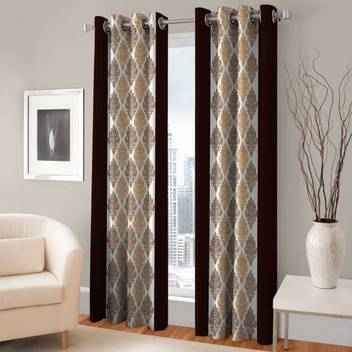 India Furnish 213 Cm 7 Ft Polyester Polycotton Door Curtain