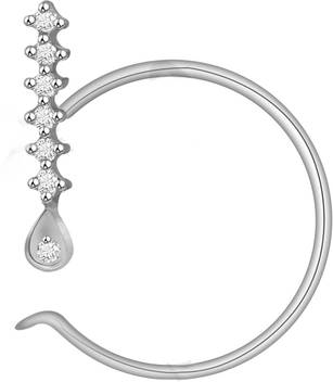 Ciemme 0 08 Ct Fashion Diamond White Gold Nose Ring Price In