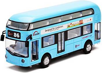Baidercor Diecast Cars Toys 1 32 Double Decker Bus Diecast Cars