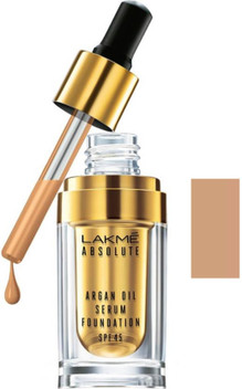 lakme absolute argan oil serum foundation rose silk