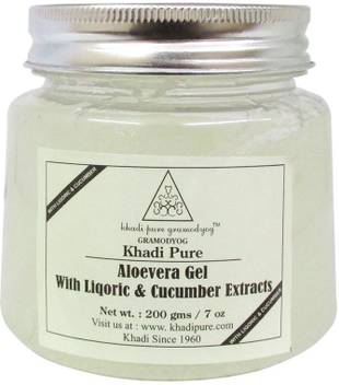 Khadi Natural Ayurvedic Aloevera Gel With Dispenser 500ml Amazon In Beauty