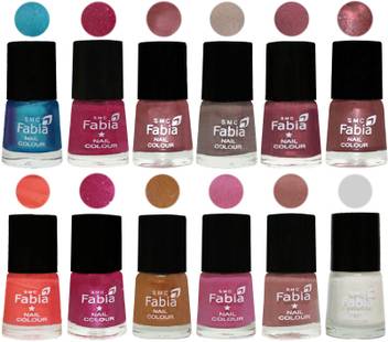 Fabia Premium Lacquer Extra Shine Nail Polish Shades Of 12 Pcs Nail Polish Denim Hot Magenta Lip Light Beige Dusty Pink Dark Red Chrome Peach Light Magenta Golden Light Plum Nude White Price In India Buy Fabia Premium Lacquer Extra Shine Chic and fun nail designs aren't just reserved for long nails we've searched the instagram in order to find the best nail designs for everyone's taste.