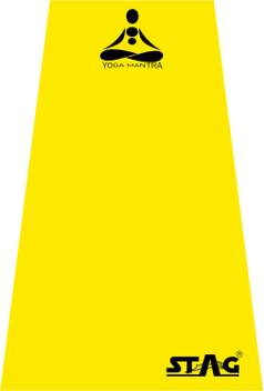 Stag Yoga Mantra Yellow 12 Mm Yoga Mat Buy Stag Yoga Mantra Yellow 12 Mm Yoga Mat Online At Best Prices In India Sports Fitness Flipkart Com
