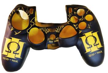 Hytech Plus God Of War Special Edition Theme Feather Soft Playstation 4 Dualshock 4 Silicone Sleeve Yellow Gaming Accessory Kit Hytech Plus Flipkart Com