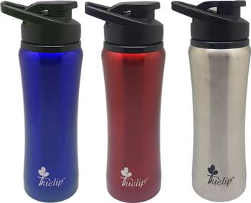 Flipkart Com Tuelip Stainless Steel Durable Sports Water Bottle For College School Gym Water Bottle Set Of 3 700 Ml Water Bottles School Water Bottle
