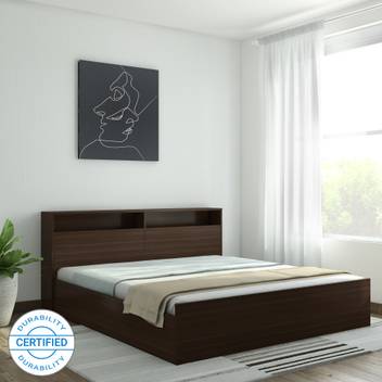 Hometown Alex Engineered Wood King Box Bed Price In India Buy