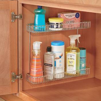 Interdesign Classico Under Sink Organizer Steel Kitchen Rack Price